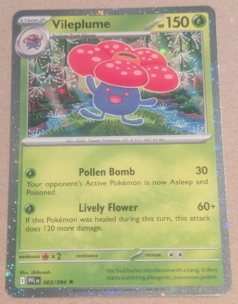 Phantasmal Flames Vileplume [Cosmos-Holo] Pokémon card
